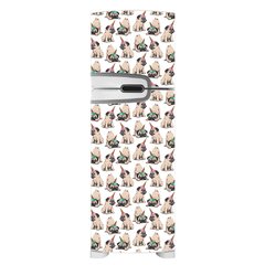 Adesivo Decorativo de Geladeira - Cachorro - Pug - Pet Shop - 174gel