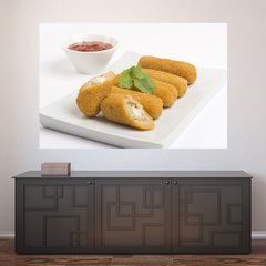 Painel Adesivo de Parede - Croquete - Cozinha - Lanchonete - 1753pn