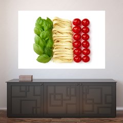 Painel Adesivo de Parede - Comida Italiana - Restaurante - 1763pn