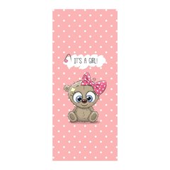 Adesivo Decorativo de Porta - Ursinho Menina - 1765cnpt na internet