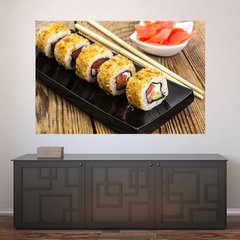 Painel Adesivo de Parede - Comida Japonesa - Restaurante - 1768pn
