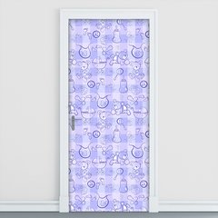 Adesivo Decorativo de Porta - Ursinho Menino - 1772cnpt