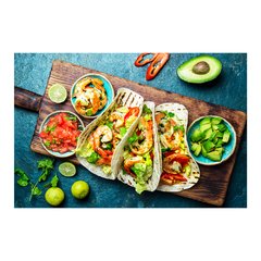 Painel Adesivo de Parede - Comida Mexicana - Restaurante - 1784pn - comprar online