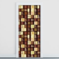 Adesivo Decorativo de Porta - Chocolate - 1787cnpt