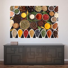Painel Adesivo de Parede - Temperos - Cozinha - Restaurante - 1792pn