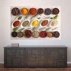 Painel Adesivo de Parede - Temperos - Cozinha - Restaurante - 1793pn