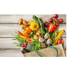 Painel Adesivo de Parede - Comida Saudável - Restaurante - 1807pn - comprar online