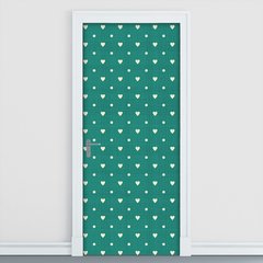 Adesivo Decorativo de Porta - Corações - 1812cnpt