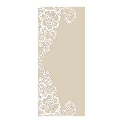 Adesivo Decorativo de Porta - Flores - 1818cnpt na internet