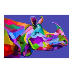 Painel Adesivo de Parede - Rinoceronte - Animais - 1822pn - comprar online