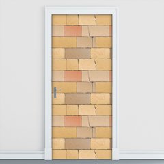 Adesivo Decorativo de Porta - Pedras - 1824cnpt