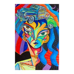 Painel Adesivo de Parede - Abstrato - 1831pn - comprar online