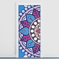 Adesivo Decorativo de Porta - Mandala - 1834cnpt
