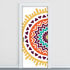 Adesivo Decorativo de Porta - Mandala - 1835cnpt