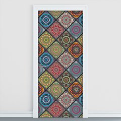 Adesivo Decorativo de Porta - Mandalas - 1842cnpt