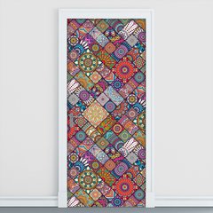 Adesivo Decorativo de Porta - Mandalas - 1844cnpt