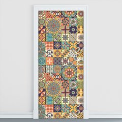 Adesivo Decorativo de Porta - Mandalas - 1851cnpt