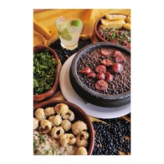 Painel Adesivo de Parede - Comida Brasileira - Feijoada - Restaurante - 1852pn - comprar online