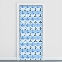 Adesivo Decorativo de Porta - Âncoras - Infantil - 1855cnpt