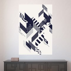 Painel Adesivo de Parede - Abstrato - 1856pn
