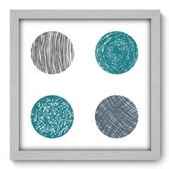 Quadro Decorativo com Moldura - Bolas - 185qna - comprar online