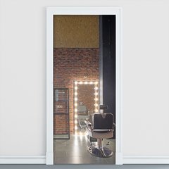 Adesivo Decorativo de Porta - Barbearia - 1862cnpt