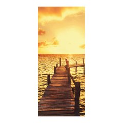 Adesivo Decorativo de Porta - Deck - Mar - 186cnpt na internet