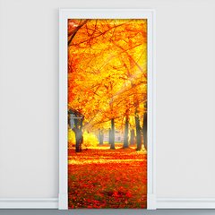 Adesivo Decorativo de Porta - Natureza - Floresta - 1870cnpt