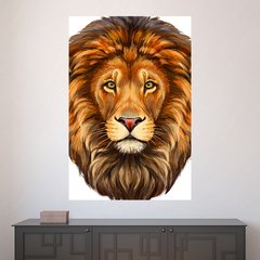 Painel Adesivo de Parede - Leão - Animais - 1870pn