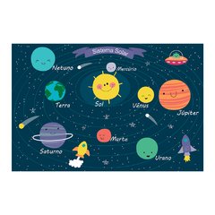 Painel Adesivo de Parede - Sistema Solar - Infantil - 1871pn - comprar online