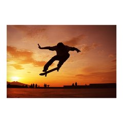 Painel Adesivo de Parede - Skate - Skateboard - 1878pn - comprar online