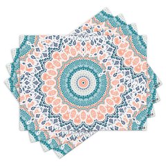 Jogo Americano com 4 peças - Mandalas - Geométrico - 1879Jo