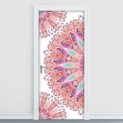 Adesivo Decorativo de Porta - Mandala - 1883cnpt