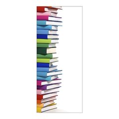 Adesivo Decorativo de Porta - Pilha de Livros - 1906cnpt na internet