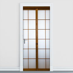 Adesivo Decorativo de Porta - Shoji - Porta Japonesa - 1907cnpt