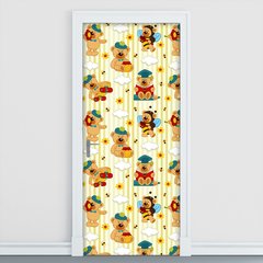 Adesivo Decorativo de Porta - Ursinhos - Infantil - 1920cnpt