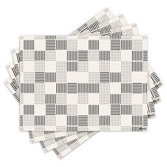 Jogo Americano com 4 peças - Abstrato - 1929Jo