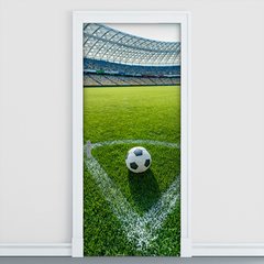 Adesivo Decorativo de Porta - Campo de Futebol - 1948cnpt
