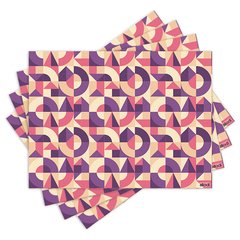 Jogo Americano com 4 peças - Geométrico - Abstrato - 1951Jo