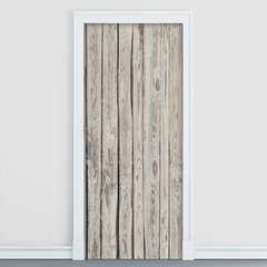 Adesivo Decorativo de Porta - Ripas de Madeira - 1952cnpt