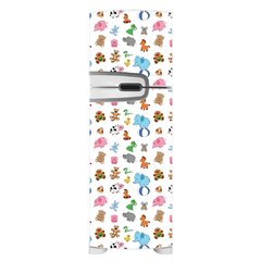 Adesivo Decorativo de Geladeira - Animais Circo Bebe - 195gel