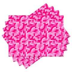 Jogo Americano com 4 peças - Geométrico - Abstrato - 1967Jo