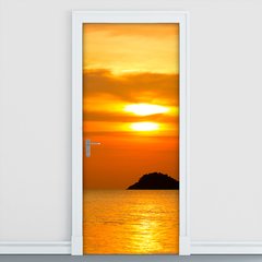 Adesivo Decorativo de Porta - Pôr do sol - 1968cnpt