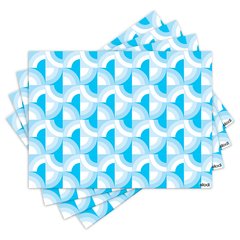 Jogo Americano com 4 peças - Geométrico - Abstrato - 1969Jo