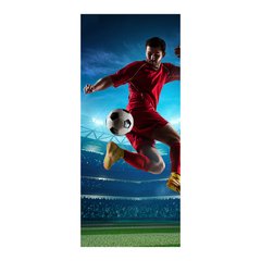Adesivo Decorativo de Porta - Jogador de Futebol - 1974cnpt na internet