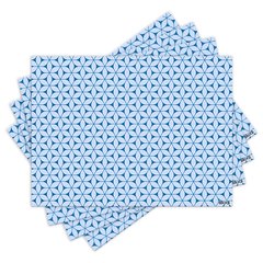 Jogo Americano com 4 peças - Geométrico - Abstrato - 1978Jo