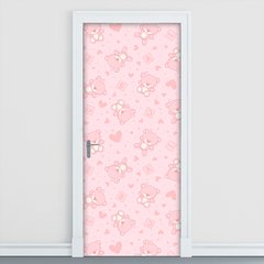 Adesivo Decorativo de Porta - Ursinho - Infantil - 1993cnpt