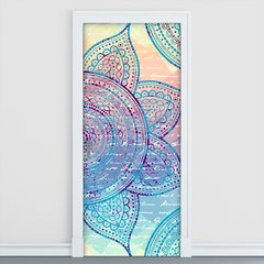 Adesivo Decorativo de Porta - Mandala - 1994cnpt