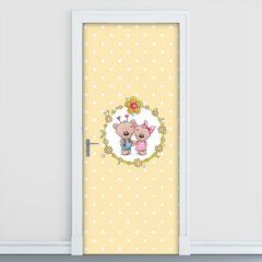 Adesivo Decorativo de Porta - Ursinhos - Infantil - 2036cnpt