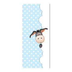 Adesivo Decorativo de Porta - Burrinho - Infantil - 2057cnpt na internet